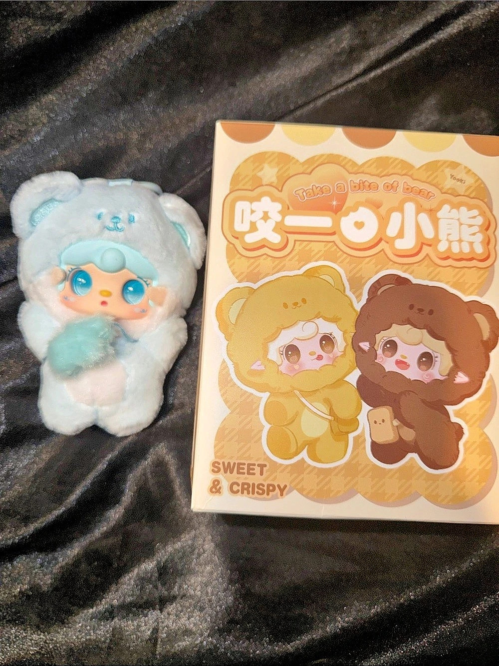 Yooki Take a Bite of Bear Series Plush Blind Box Blue & White